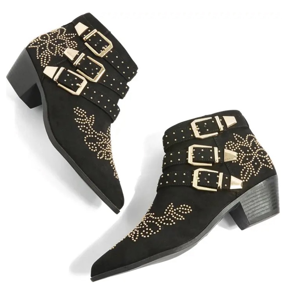 Topshop Kowboy Studded Western Boots